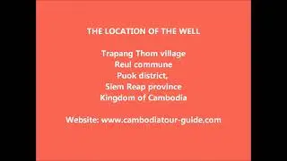 Cambodia Clean Water & Education Project  Trapang Thom village, Siem Reap Agnkor