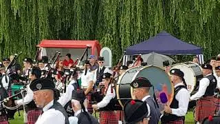 Corby Highland Gathering 2019 - Pipe Band Parade Finale