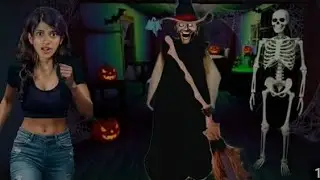 |GRANNY| HELLOWEEN UPDATE  Car Escape From Granny House #technogamerz #ajjubhai #woodcutting #viral 