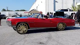 WhipAddict at Greyskal & Greazzy Whips Car Show, Custom Cars, Big Rims, Donks, Chargers in Atlanta