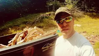 Firewood Cutting, Splitting, Stacking, Boiler, Chores, etc. - It's What We Do - Fun Filled Day! #31