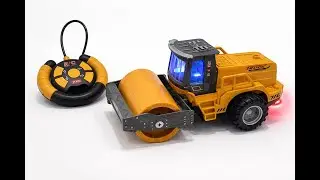 Unboxing RC Construction Vehicle, RC Drift Stunt Car & Die Cast City Rescue 1:32 | ASMR Video