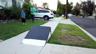 RC Ramp Test - Made from a Card Table!!!