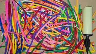 Pure Satisfying ASMR Unlimited Colorful Modelling Balloons | No Talking