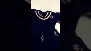 Side pleated frock design / side chunat frock design✨girls frock design idea #trending #frockdesign