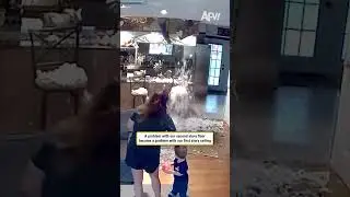 A problem with our second story floor became a problem with our first story ceiling