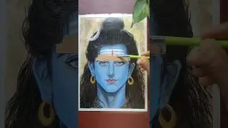 Ep-6 Parvati maa ki drawing ✨ #art #drawing #parvati #painting #acrylicpainting #shorts