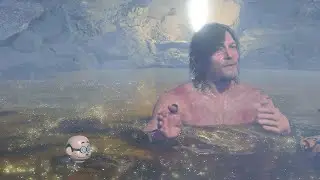Death Stranding 2 - Sam Dancing & Singing in the Hot Spring