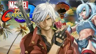 Marvel Vs Capcom: Infinite Dante and Monster Hunter Character Dialogue and End Battle Quotes