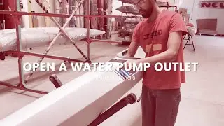 How to Make a Hole for a Water Pump Outlet in a Nelo Kayak