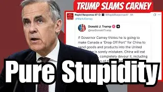 Trump threatens tariffs if Carney doesn't back away from China!