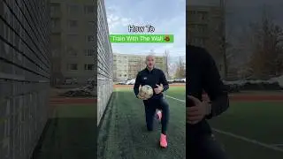 Wall Drills for Footballers ⚽️ #soccer #soccerdrills #soccertraining