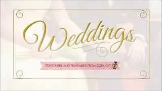 Wedding Printables by Copy Cat Printing