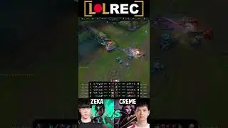 HLE Zeka vs TES Creme - KARMA vs LEBLANC Mid #shorts #highlights #leagueoflegends #zeka #creme #lol