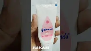 #short Johnson baby cream review & swatches all skin type best moistuzer#jhonson #nousheenkhan