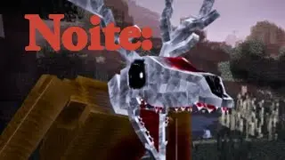 Sobrevivi ao THE REAL WENDIGO em uma ILHA DESERTA no Minecraft 