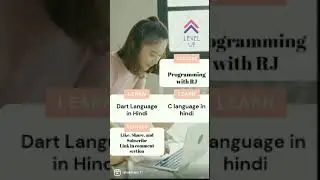 Learn C and Dart  programming Language in Hindi.