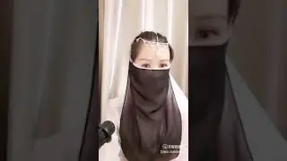 ASIAN GIRL WITH FACE VEIL 19