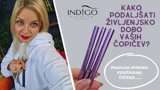 Pravilno vzdrževanje čopičev za poslikavo nohtov? | Indigo Nails