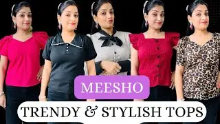 Meesho Trendy & Stylish Summer Tops Haul | Meesho Haul | #meeshohaul #clothinghaul #shoppinghaul