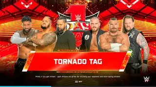 WWE 2K25 FULL MATCH - Six Man Tornado Tag - Dream Teams COLLIDE!