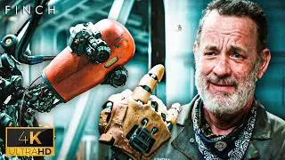 Tom Hanks Building Jeff the Robot - Finch (2021) Full 4K Scene