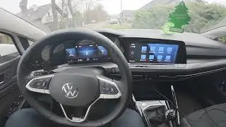 VOLKSWAGEN Golf VIII &ndash; Как включить функцию помощи при движении по полосе и вибрацию рулевого колеса
