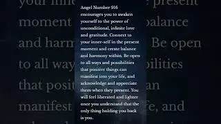 Angel Number #916