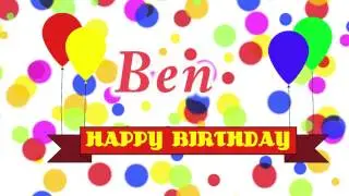 Happy Birthday Ben Song