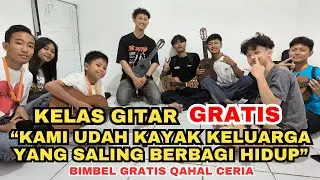 Nada-Nada Kebersamaan: Dari Gitar, Tumbuh Rasa Saling Peduli | Bimbel Gratis Qahal Ceria