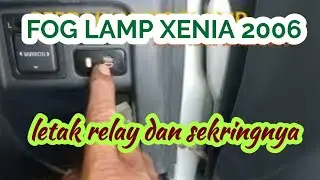 LAMPU FOG XENIA LAMA 2006 TIDAK NYALA
