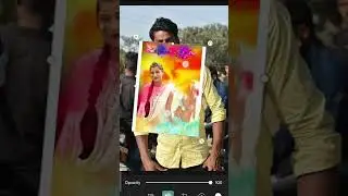 Holi Coming Soon PicsArt photo editing and background change #shorts video