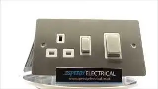 Click Define - Flat Plate - Stainless Steel - White Inserts