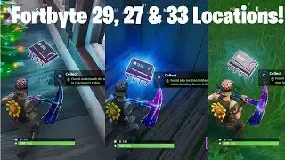 Fortnite FortByte Challenges 29, 27 & 33 Guide | Crackshots Cabin, Map Location A4
