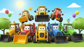 JCB Excavator | JCB 3DX | Game |Jcb Cartoon | Cartoon Video #jcb  #cartoon #excavatorTractor