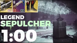 Legend Sepulcher Speedrun in 1:00 (Season of the Risen) [Destiny 2]