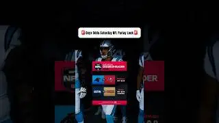 🚨Onyx Odds NFL Saturday Parlay Lock!🔒🏈🏈🏈