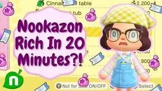 How Much Can You Make On Nookazon In 20 Minutes?! | ACNH