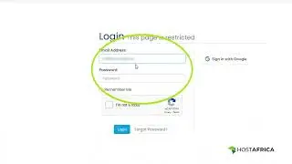 How to Log in to cPanel via the HOSTAFRICA Client Area Method 2