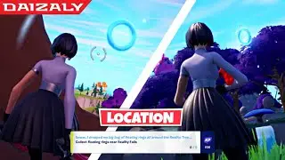 Collect floating rings near Reality Falls