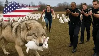 heroic rescue team saves innocent rabbits from vicious wolf attack
