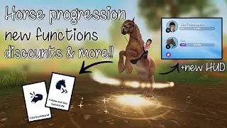 HORSE PROGRESSION, new HUD, new discounted horses and more!!🐴- Star Stable Online
