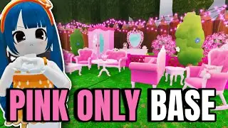 I Built a PINK ONLY BASE in 99 Nights in the Forest + FULL FAIRY STORY LORE (Roblox)