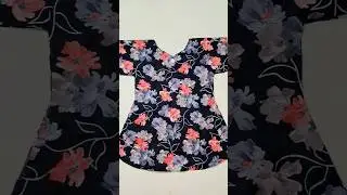baby dress Cutting in 30 seconds | Easy & Perfect Dress