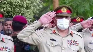 Martyr Lieutenant General Sarfaraz Ali Funeral Prayers & Guard of Honor Pak Army