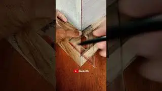 Cutting corner tips #woodworking #tipspraktis #diy #tutorial