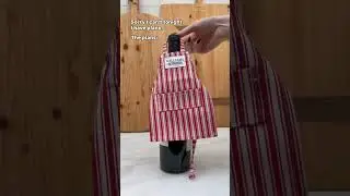 Dress Up Your Wine Bottles with Festive Bottle Aprons | Williams Sonoma