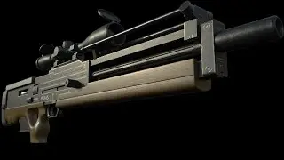 3ds Max MODELING : Weapon - WA 2000