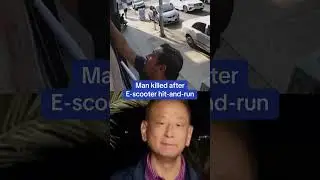 Man KILLED after E-scooter hit-and-run