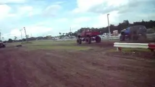 Oyster Digger Riding the Rail at Bithlo's Redneck Games